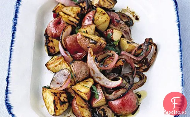 Ensalada de Patatas y Cebolla a la Parrilla