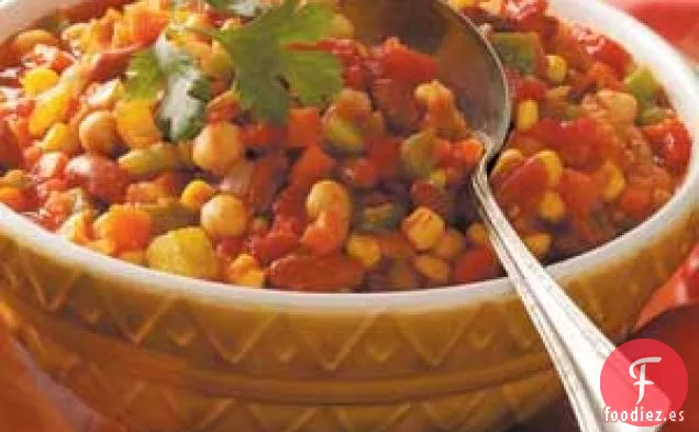 Cazuela De Frijoles Vegetales