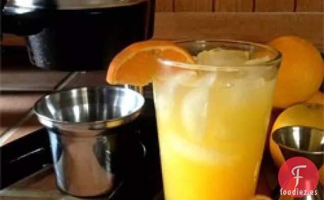 ¡Naranja aplastada! Cóctel de naranja recién exprimida y vodka