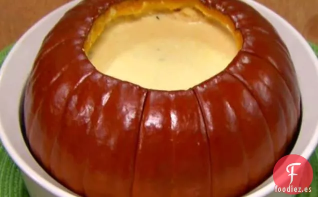 Sopa De Pastel De Calabaza Entera