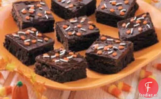 Brownies glaseados con chocolate