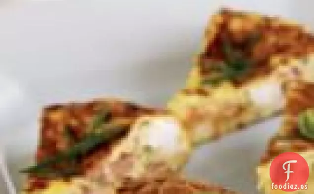 Frittata de Cebolleta y Salmón Ahumado