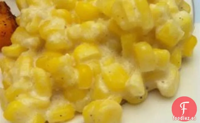 Crema de maíz en olla de cocción lenta