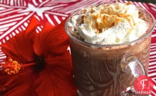 Chocolate caliente hawaiano