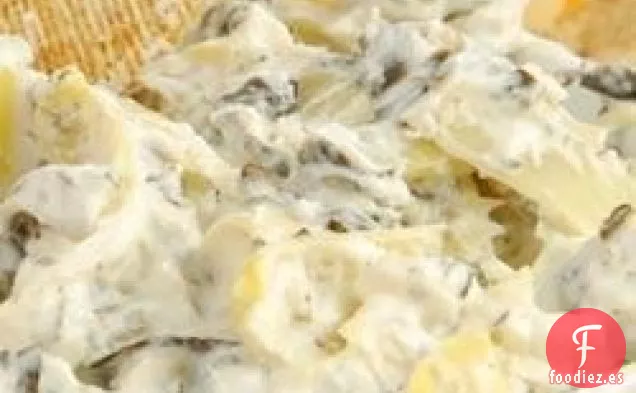 Dip provenzal de tomate y alcachofas