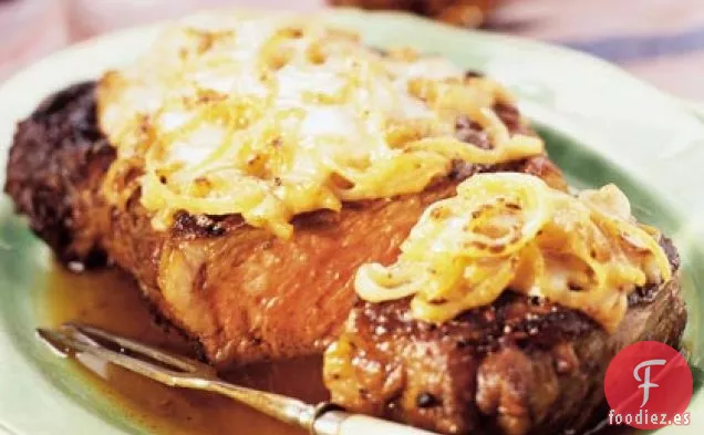 Bistec de Costilla de Cebolla Francesa