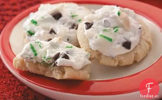 Nubes de merengue de menta