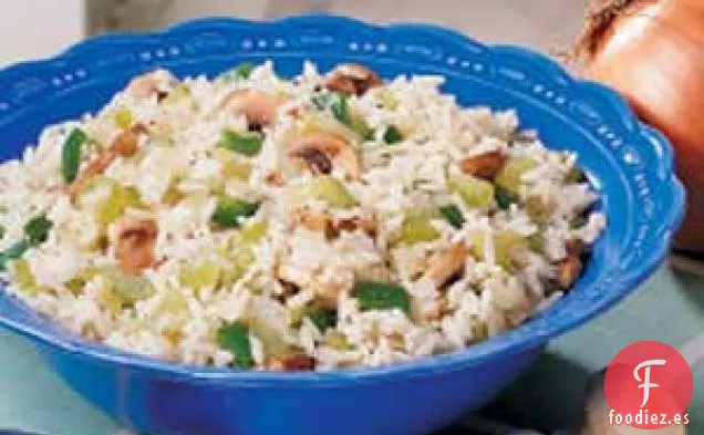 Mezcla de arroz con verduras
