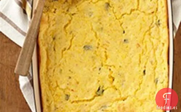 Pan de Cuchara de Maíz y Poblano