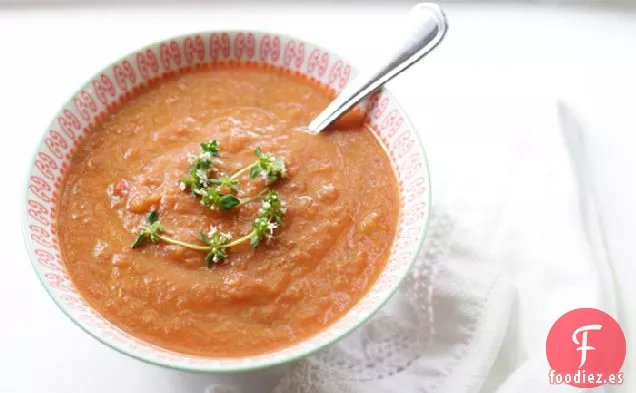 Sabrosa Sopa de Tomate y Cebolla Vidalia
