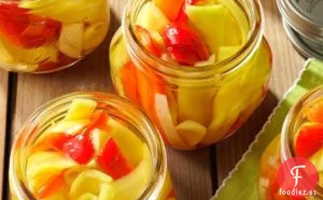 Pimientos dulces en escabeche