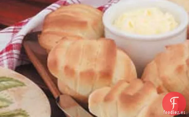 Rollitos de abanico con crema agria