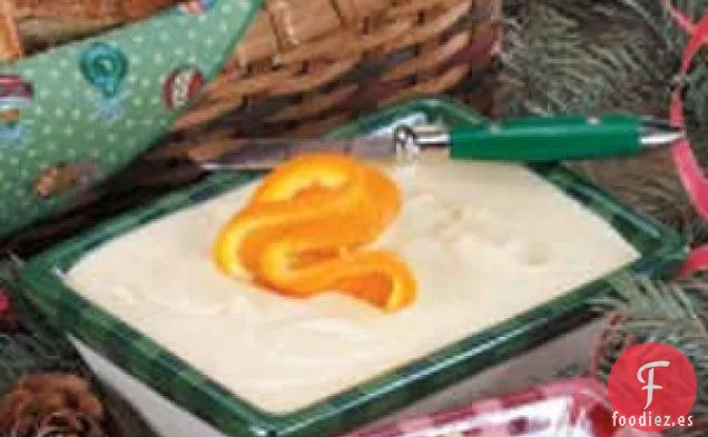 Crema de naranja esponjosa