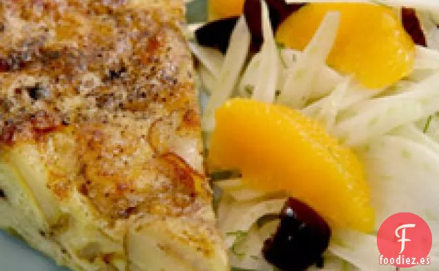Frittata de patata y cebolla