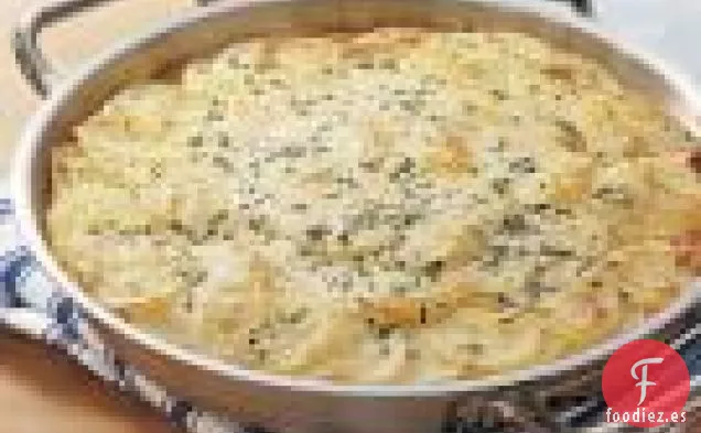 Gratinado De Patata Y Cebolla