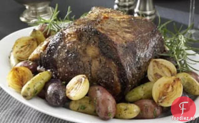 Prime Rib con salsa de rábano picante