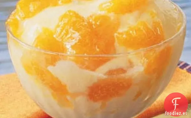 Tazas de sorbete soleado