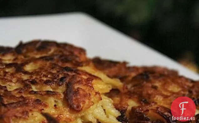 Latkes de Cebolla Caramelizada