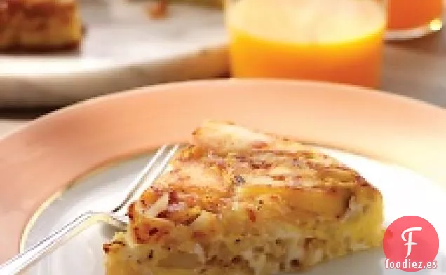 Frittata de patata y cebolla