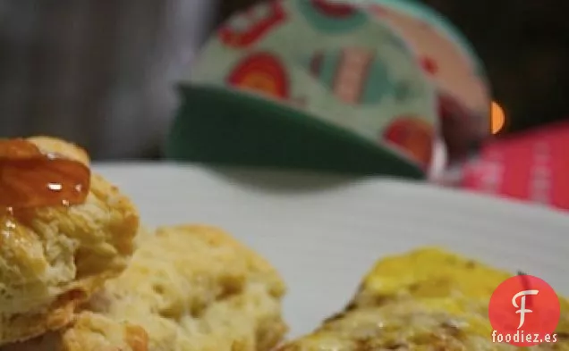 Frittata de Tocino De Cebolla Caramelizada