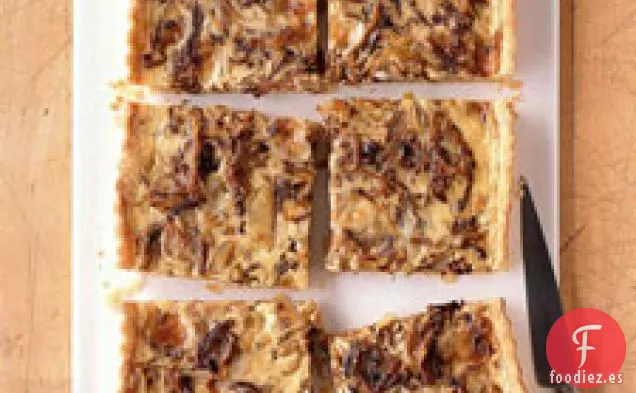 Quiche De Cebolla Caramelizada Y Gorgonzola
