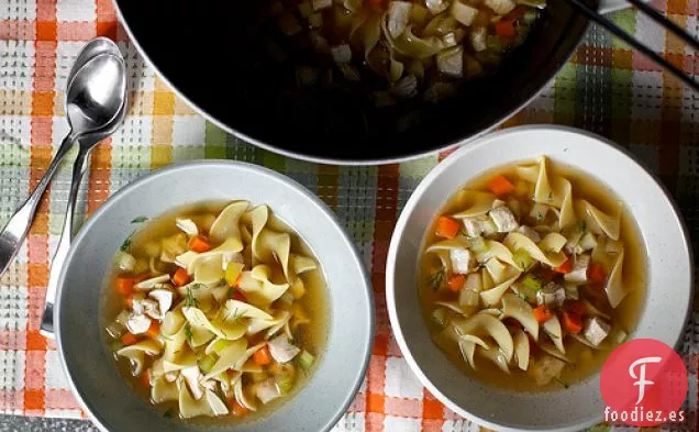 Sopa de Fideos de Pollo