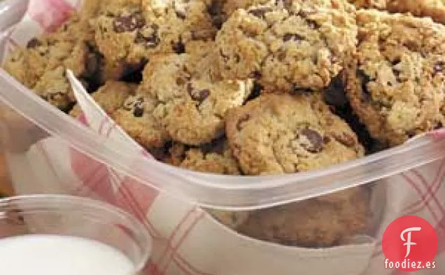 Galletas de avena de chocolate chip