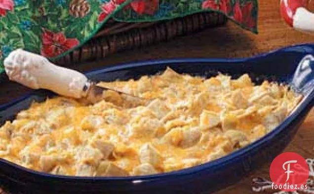 Dip de alcachofas y chile