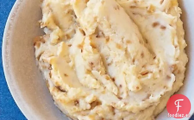 Puré De Patatas Con Cebollas Caramelizadas