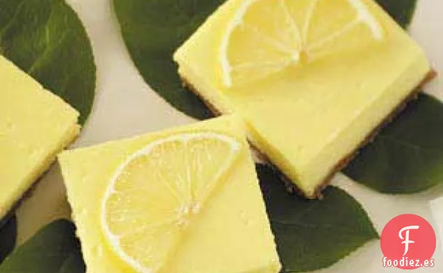 Postre favorito de tarta de queso y limón
