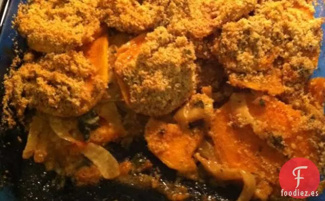 Cocina El Libro: Batata Gratinada Con Cebolla Y Salvia