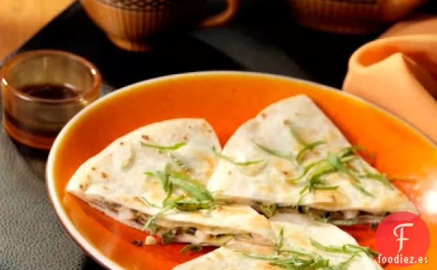 Tortitas De Albahaca Asiática Y Cebolla Verde