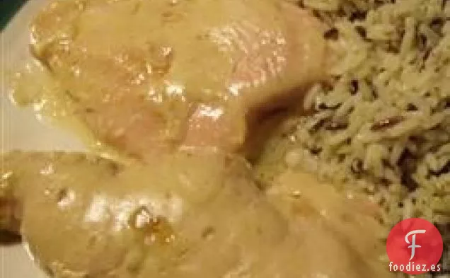 Pollo al albaricoque sureño