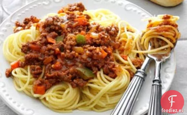 Salsa de Carne para Espaguetis