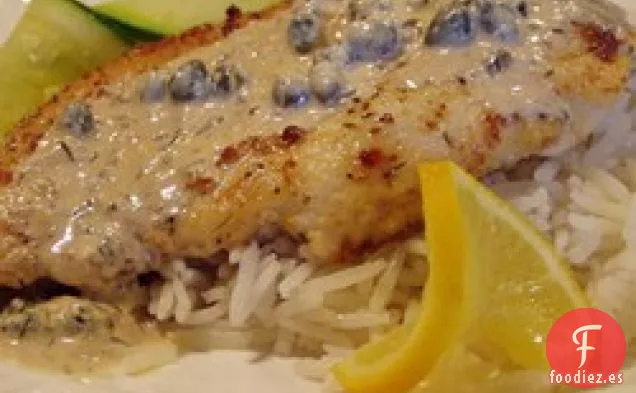 Pechugas De Pollo En Salsa De Crema De Alcaparras