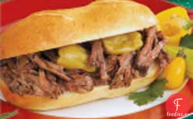 Sándwiches de carne italianos favoritos