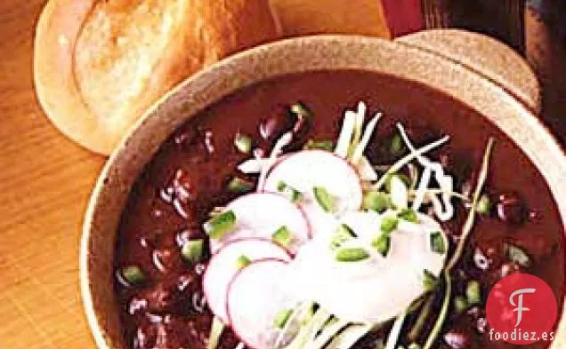 Sopa de frijol negro