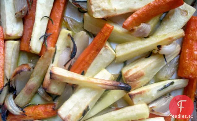 Chirivías, Zanahorias Y Chalotes Asados De Arce