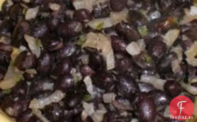 Relleno de burrito de frijoles negros