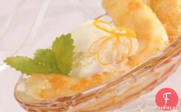 Plátanos Al Horno En Salsa De Naranja
