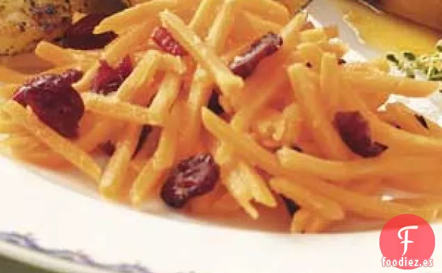 Ensalada De Zanahoria Y Arándanos Con Jengibre