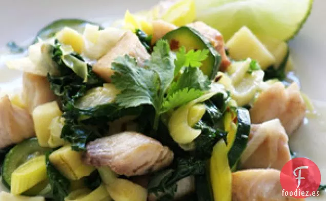 Estofado de Pescado al estilo asiático