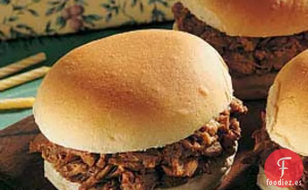 Sándwiches de cerdo a la parrilla