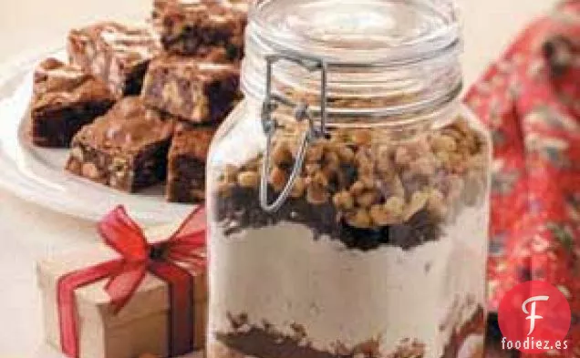 Mezcla de brownie de mantequilla de maní