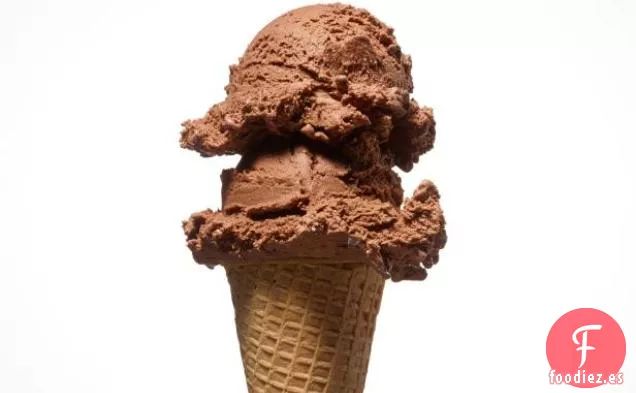 Helado de chocolate agridulce
