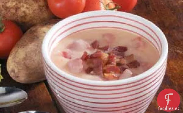 Sopa De Tomate Y Tocino