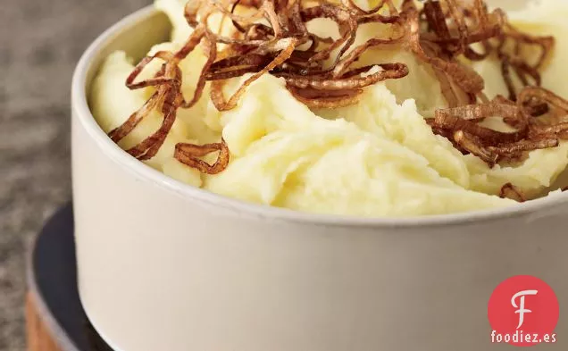 Puré de Patatas con Chalotes Crujientes