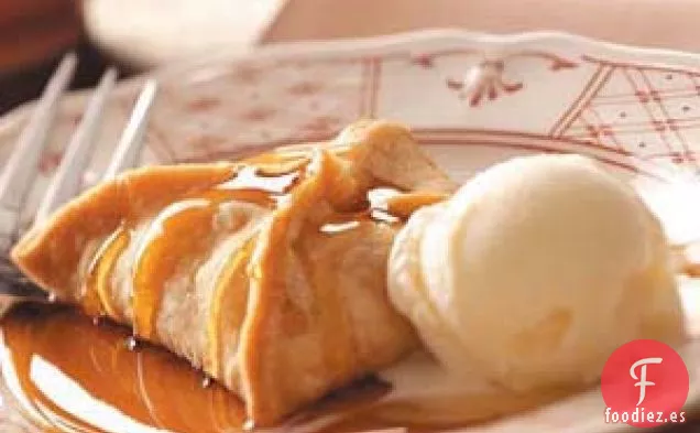 Bolas de masa de manzana hervida