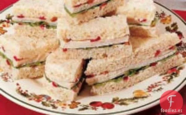 Sándwiches de té festivos