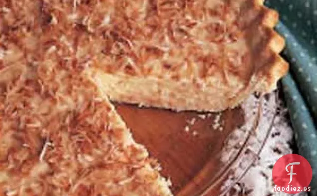 Pastel de crema de coco fácil